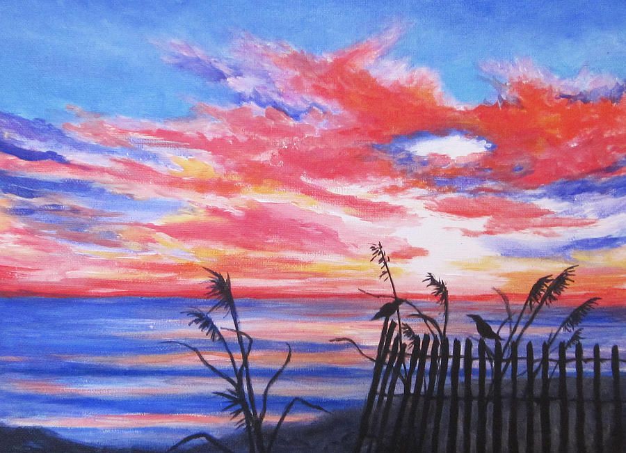 KS Sunrise Painting by Anne Marie Brown