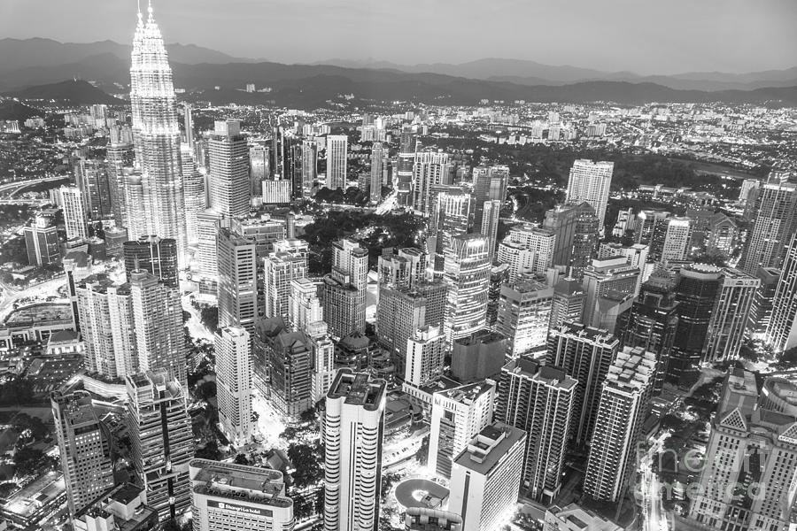 Kuala Lumpur skyline #1 Photograph by Didier Marti