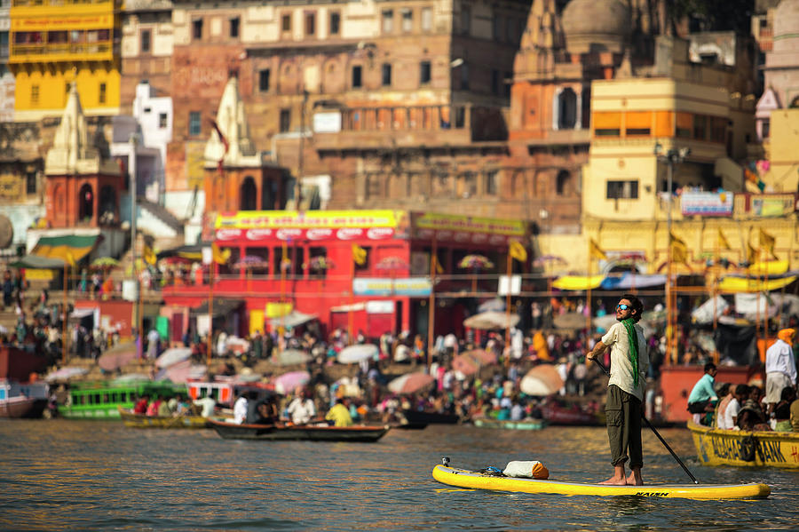 Varanasi Photograph - Kumbh Mela Paddle Expedition #1 by Ryan Salm Photography
