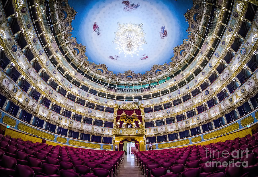 La Fenice Theatre Venice Photograph by Paul and Helen Woodford
