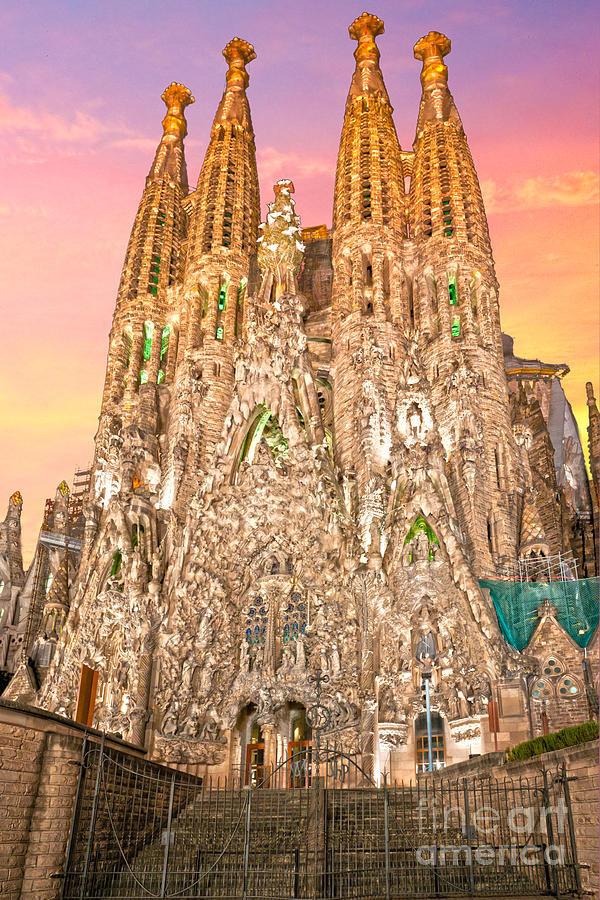 La Sagrada Familia - Barcelona #1 Photograph by Luciano Mortula