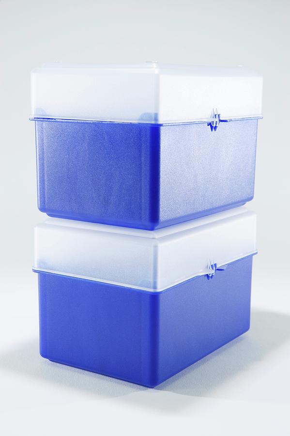 Laboratory Storage Boxes Photograph by Gustoimages/science Photo