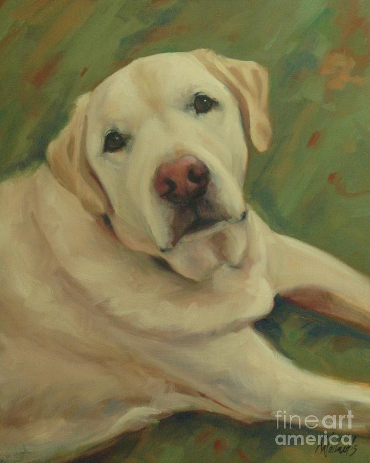 Labrador Retriever Painting - Labrador Retriever #1 by Pet Whimsy  Portraits