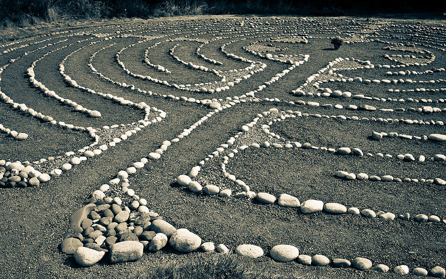 Labyrinth Journey #1 Photograph by Ronda Broatch