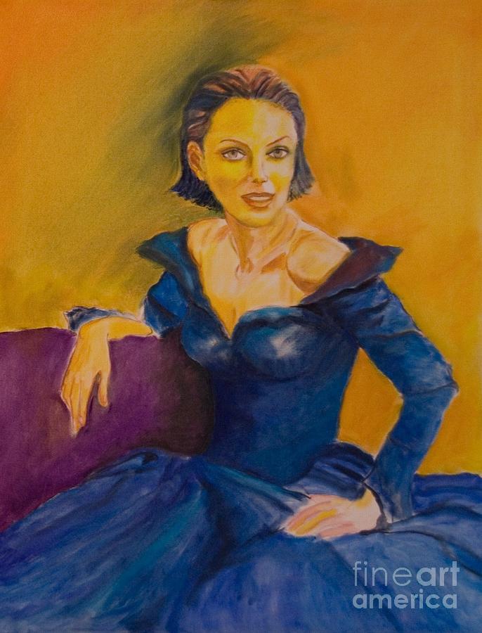 Venetian Lady Painting by Dagmar Helbig