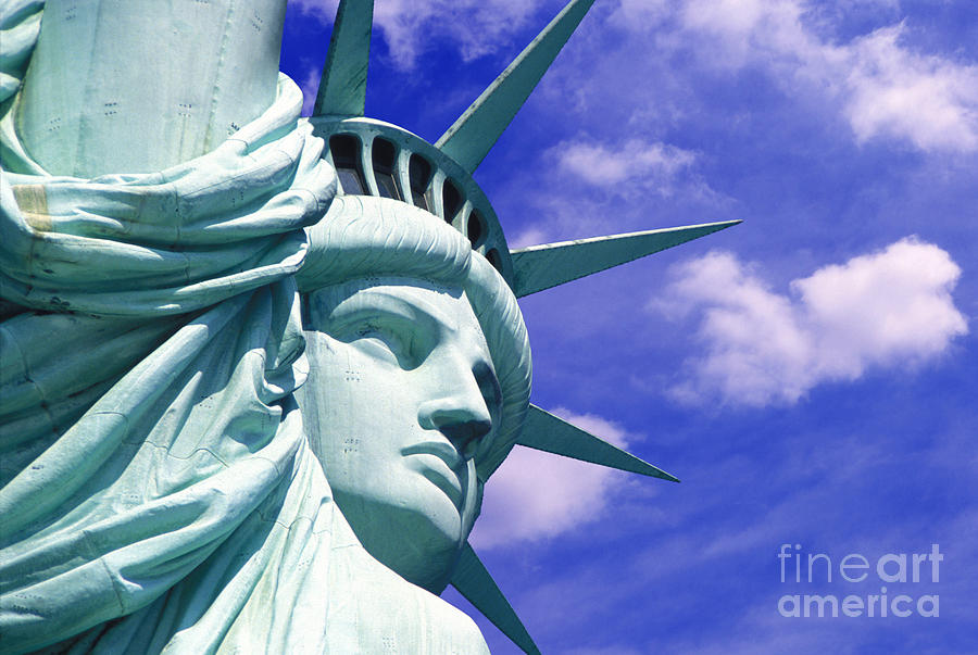Statue Of Liberty Mixed Media - Lady Liberty #4 by Jon Neidert