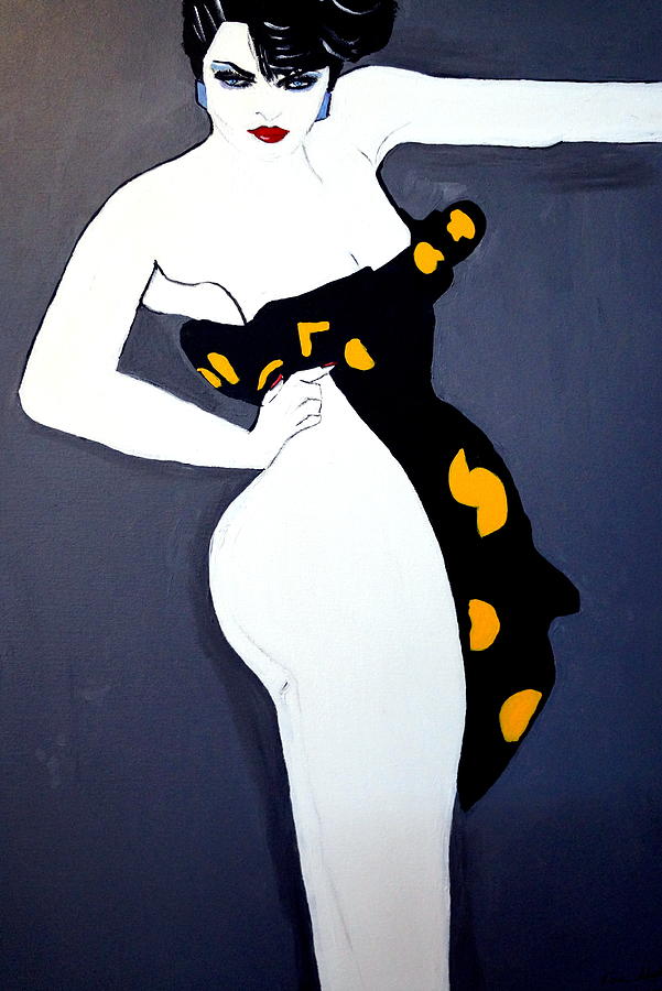 Lady Of The Night Painting by Nora Shepley