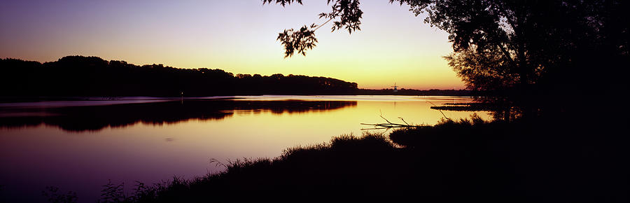 Lake At Sunset, Windmill Island #1 Photograph by Panoramic Images