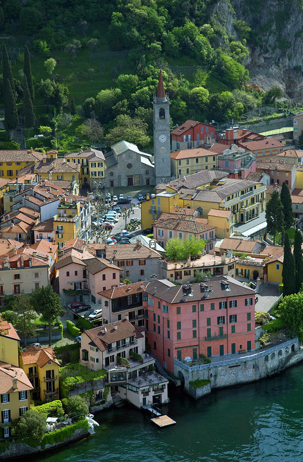 Aerial View Photograph - Lake Como, Italy #1 by Scott Warren