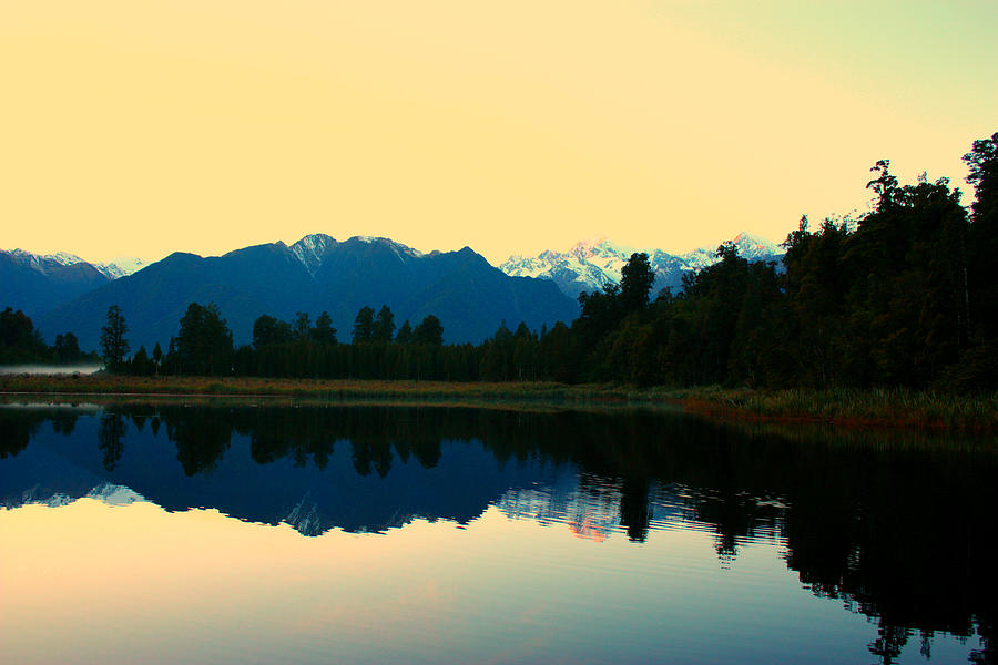Lake Matheson New Zealand #1 Photograph by Amanda Stadther