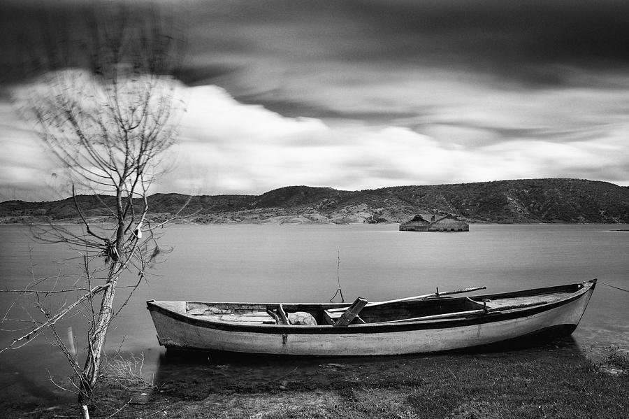 Boat Photograph - Lake #1 by Okan YILMAZ