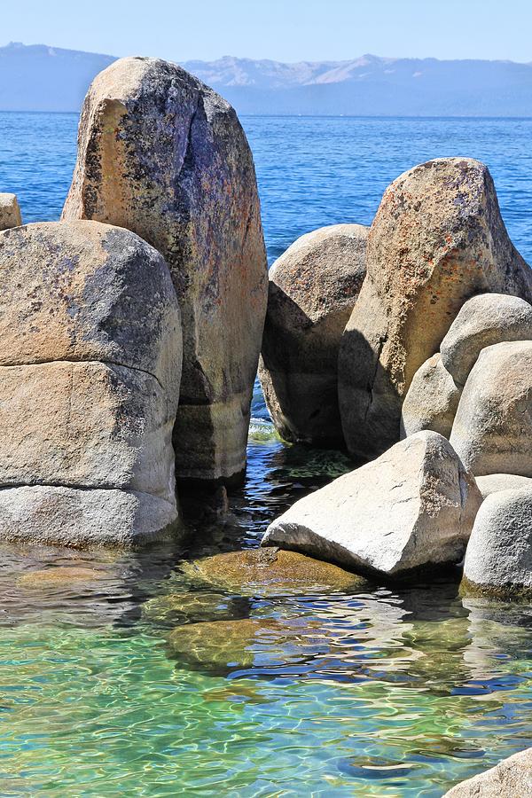 Lake Tahoe Rocks #1 Photograph by Jane Girardot