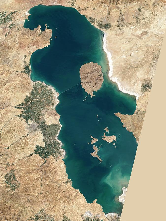 Lake Urmia #1 Photograph by Nasa Earth Observatory