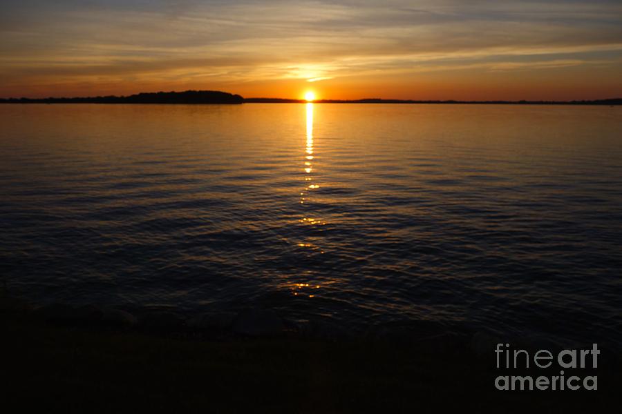 Lake Waconia Regional Park Sunset  Photograph by Jacqueline Athmann