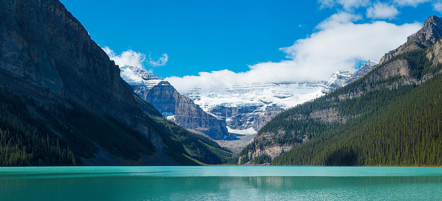 Lake With Canadian Rockies #1 Photograph by Panoramic Images