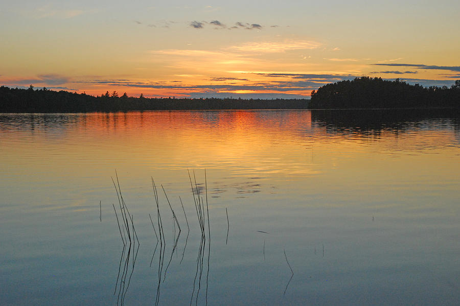 Sunset Photograph - Lakeside Sunset #1 by Robert Anschutz