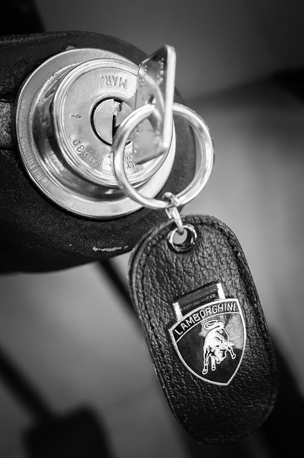 Lamborghini Key Ring Emblem #1 Photograph by Jill Reger