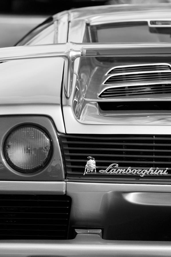 Lamborghini Taillight Emblem #1 Photograph by Jill Reger