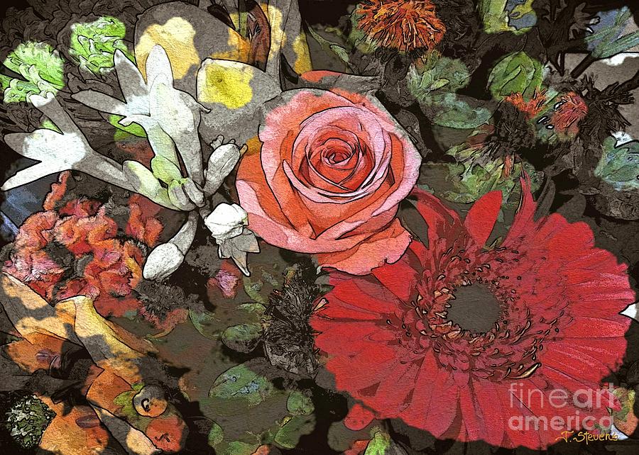 Lancaster Flowers #1 Digital Art by Joseph J Stevens