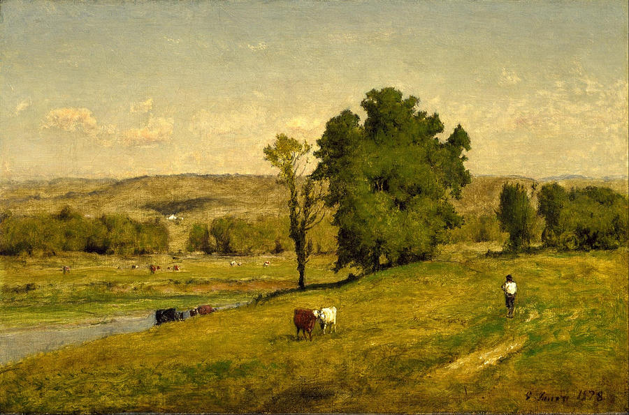 Landscape Painting - Landscape #16 by George Inness