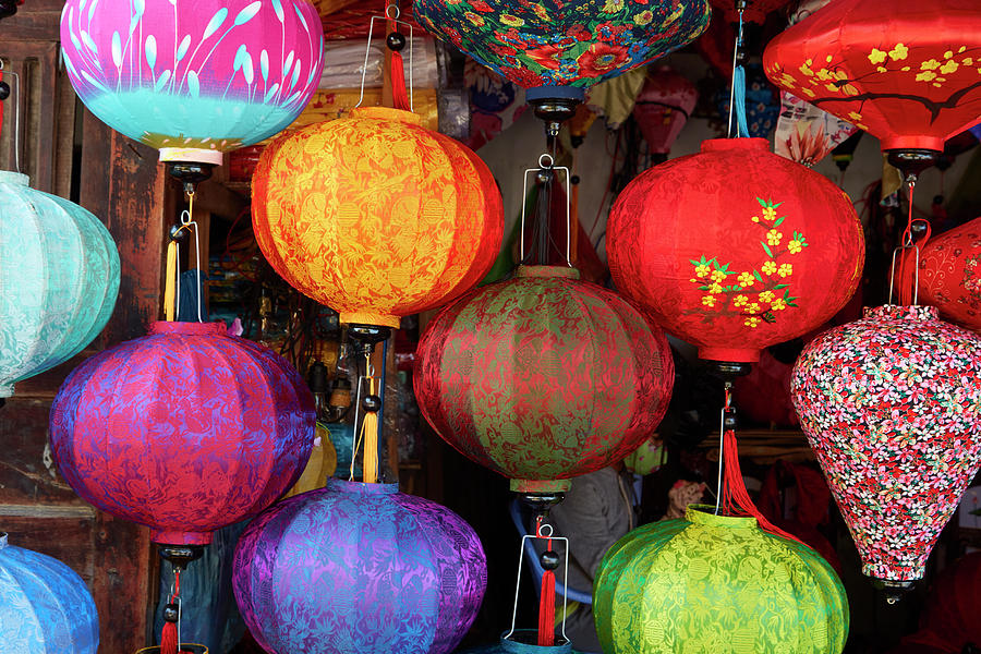 Lantern Shop, Hoi An, Vietnam Photograph by David Wall - Pixels