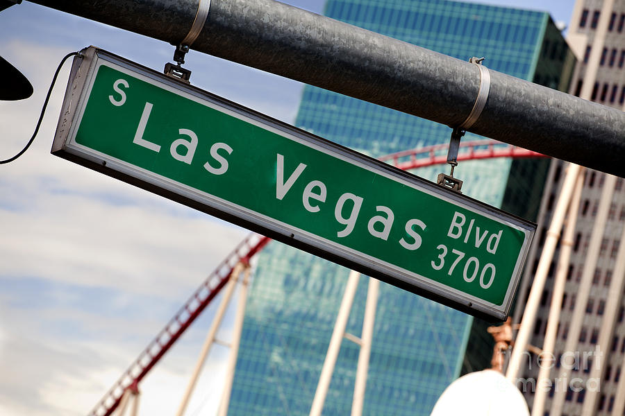 Las Vegas Boulevard Sign #1 Photograph by Anthony Totah