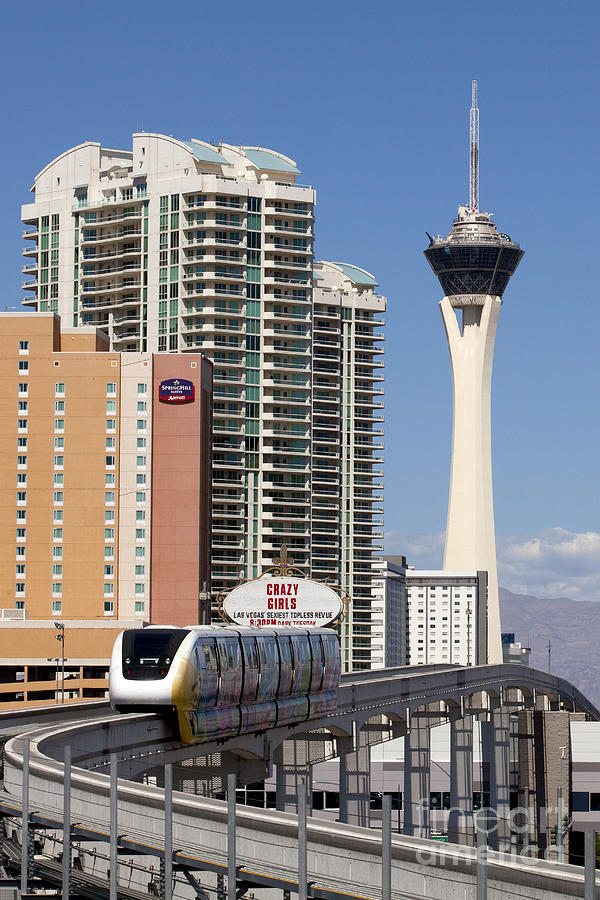 Las Vegas Monorail #1 Photograph by Anthony Totah