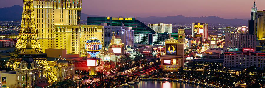 Las Vegas Photograph - Las Vegas, Nevada, Usa #1 by Panoramic Images