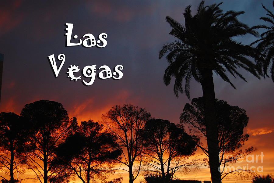Las Vegas Sunset #1 Photograph by Debra Thompson
