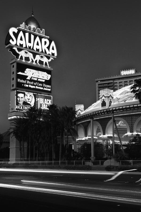 Las Vegas Photograph - Last Call For The Sahara #1 by James Marvin Phelps