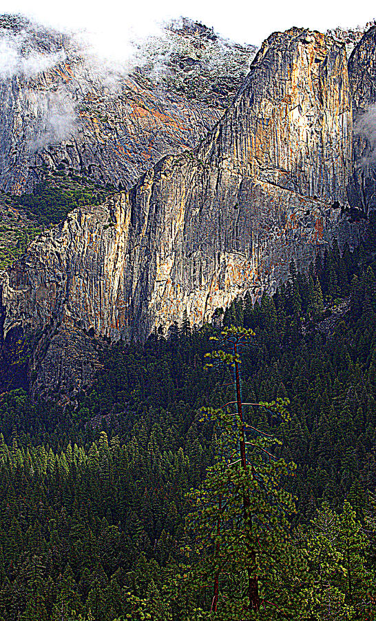 Yosemite National Park Photograph - Last Light of the Day #1 by Lynn Bawden