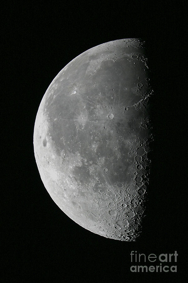 Last Quarter Moon #1 Photograph by John Chumack