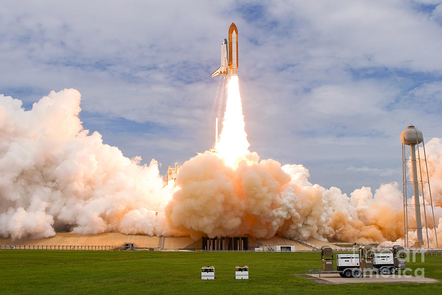 Last Space Shutte Launch - 135 #1 Photograph by Chris Cook