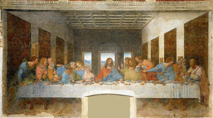 Last Supper Painting by Leonardo Da Vinci