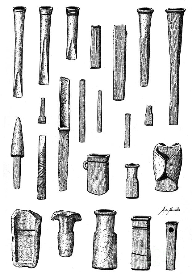 Late Bronze Age Tools, Illustration #1 Photograph by Wellcome Images