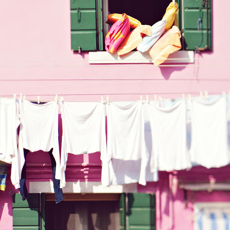 Italy Photograph - Laundry Day #1 by Kim Fearheiley