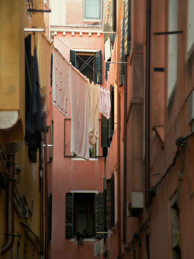 Laundry Day in Venice Photograph by Micki Findlay