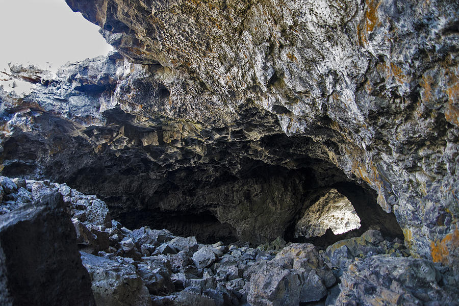 Lava Tube, Indian Tunnel, Id #1 Photograph by Mark Newman