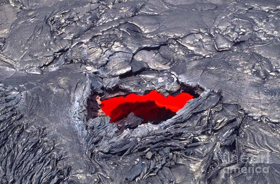 Lava Tube, Kilauea Volcano, Hawaii #1 Photograph by Douglas Peebles