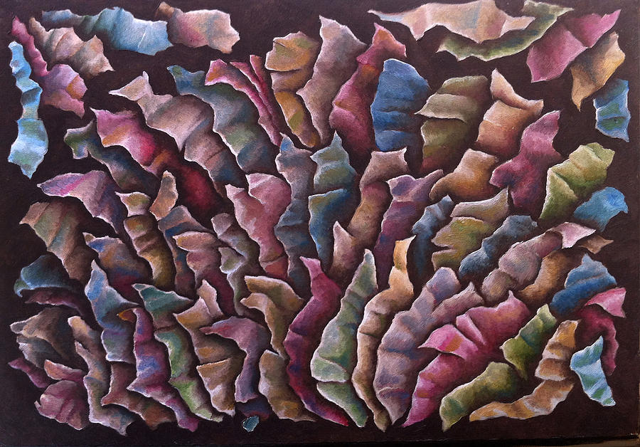 Colorful Painting - Layers CXVII by Diana Durr Colorful Painting - Layers CXVII by Diana Durr