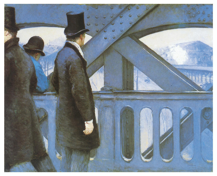 Gustave Caillebotte Painting - Le pont de lEurope #1 by Gustave Caillebotte