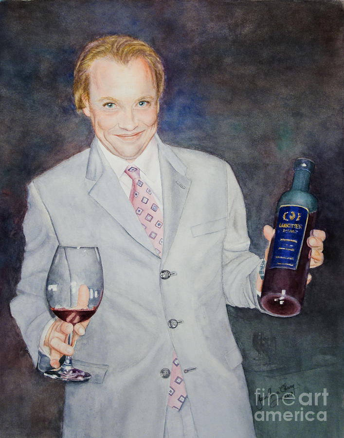 Le Sommelier #1 Painting by Jean A Chang