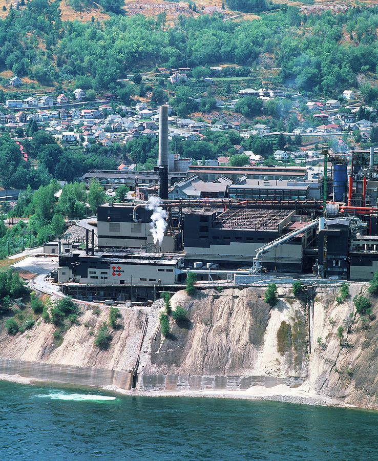 Lead And Zinc Smelter Photograph by Martin Bond/science Photo Library ...