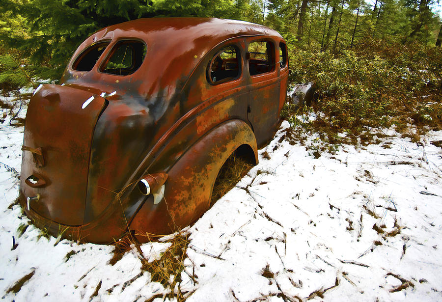 Transportation Photograph - Left to Rust #1 by Dale Stillman