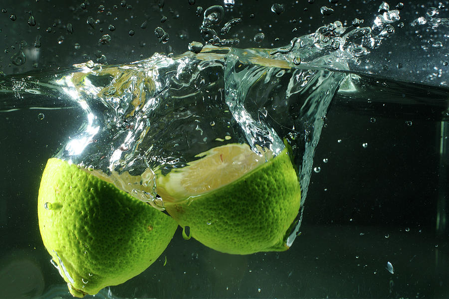 Lemon Splash #1 Photograph by Copyright By Patricklee