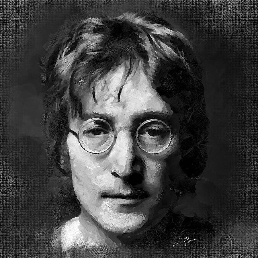 Lennon Digital Art by Charlie Roman - Fine Art America