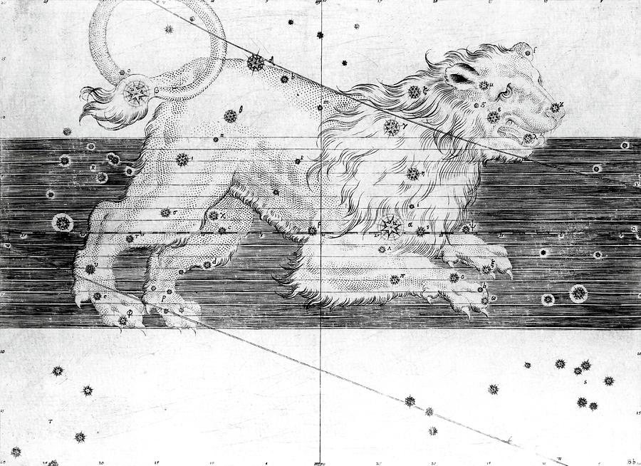 Leo Constellation Photograph by Royal Astronomical Society/science ...