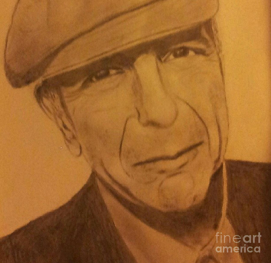 Leonard Cohen Drawing - Leonard Cohen #1 by Susan Glass