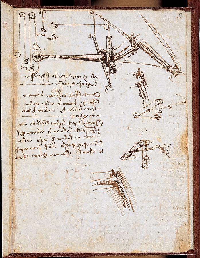 Leonardo Da Vinci Photograph - Leonardo Da Vinci, Codex On The Flight #1 by Everett