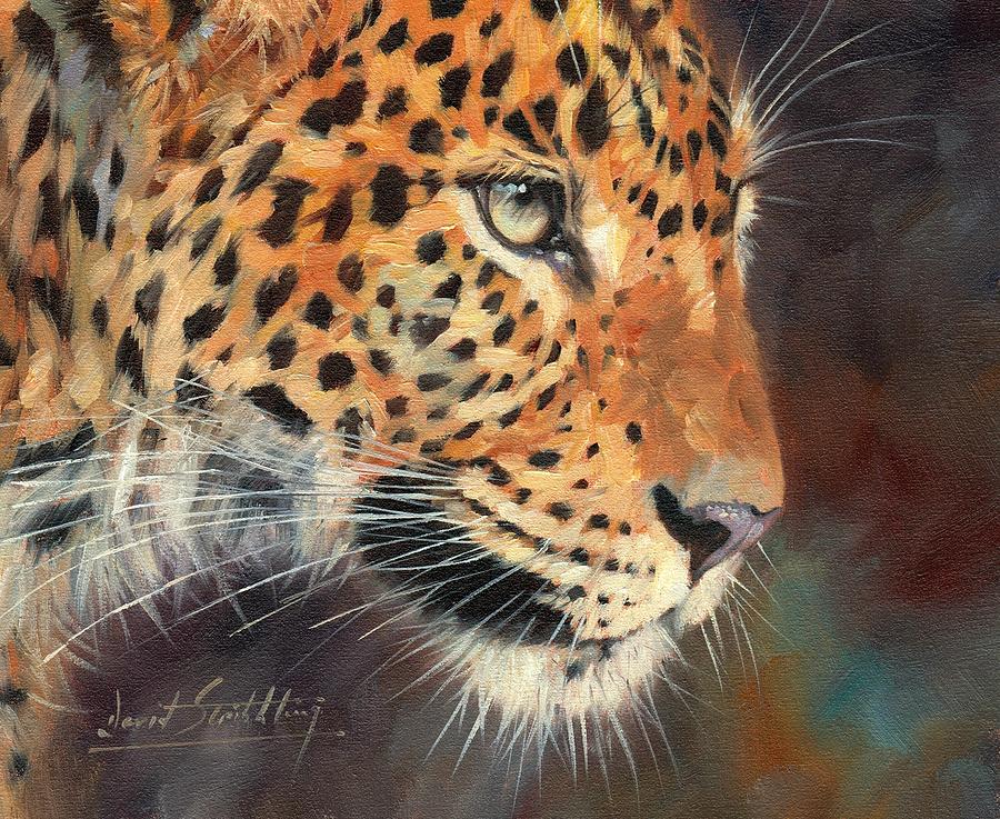 Leopard #2 Painting by David Stribbling